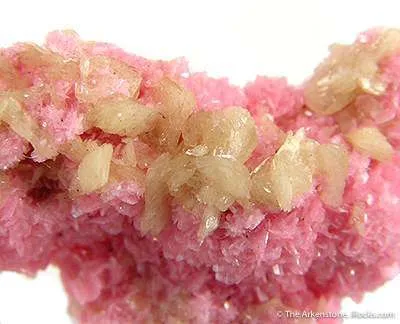 Manganaxinite on Rhodonite - image 2