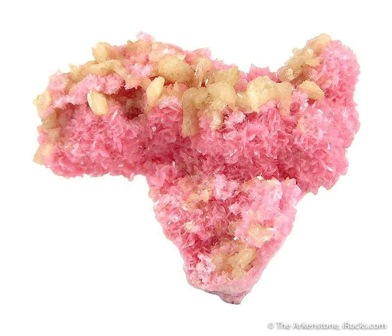 Manganaxinite on Rhodonite - image 1