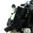 Manganbabingtonite With Prehnite and Quartz - image 2