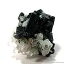 Manganbabingtonite With Prehnite and Quartz - image 1
