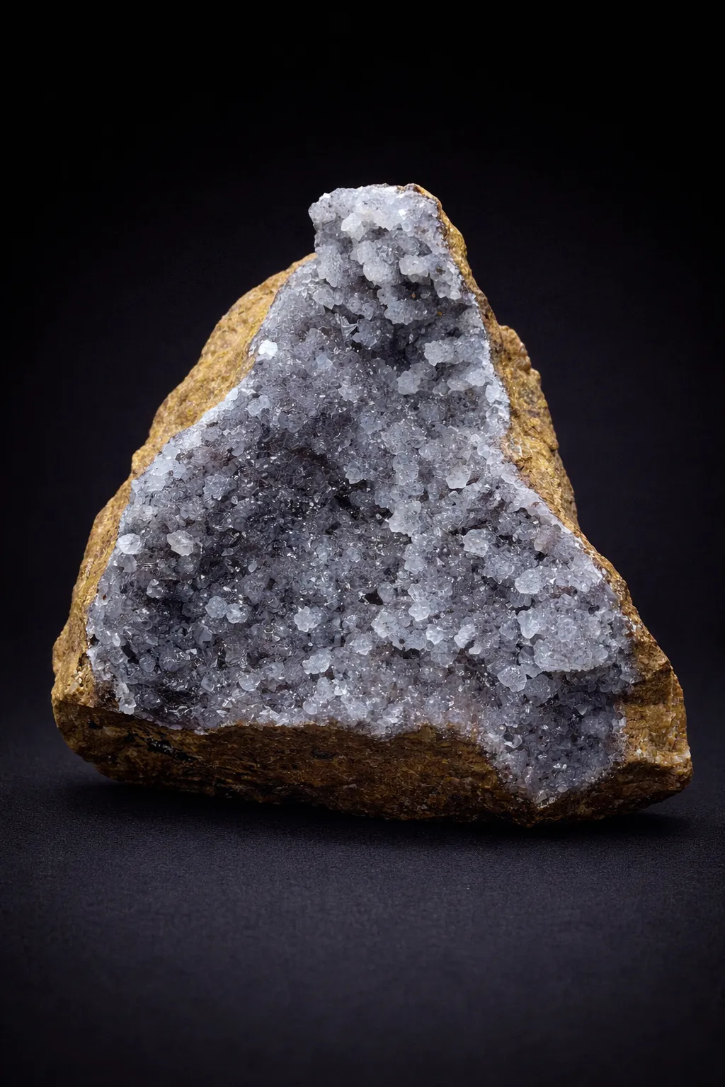 Manganese with Quartz Crystal,Taous, Rissani Province, Morocco, Natural White Mineral Specimen - image 1