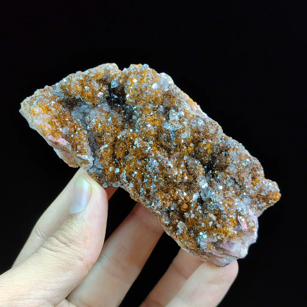 Manganèse with Quartz from Maroc, Région Drâa-Tafilalet, Taouz Caïdat - image 3