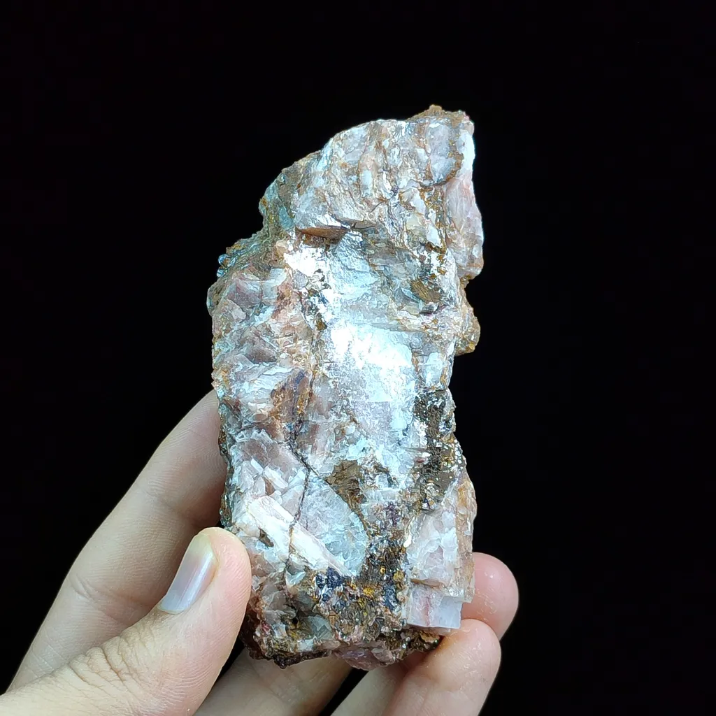 Manganèse with Quartz from Maroc, Région Drâa-Tafilalet, Taouz Caïdat - image 4