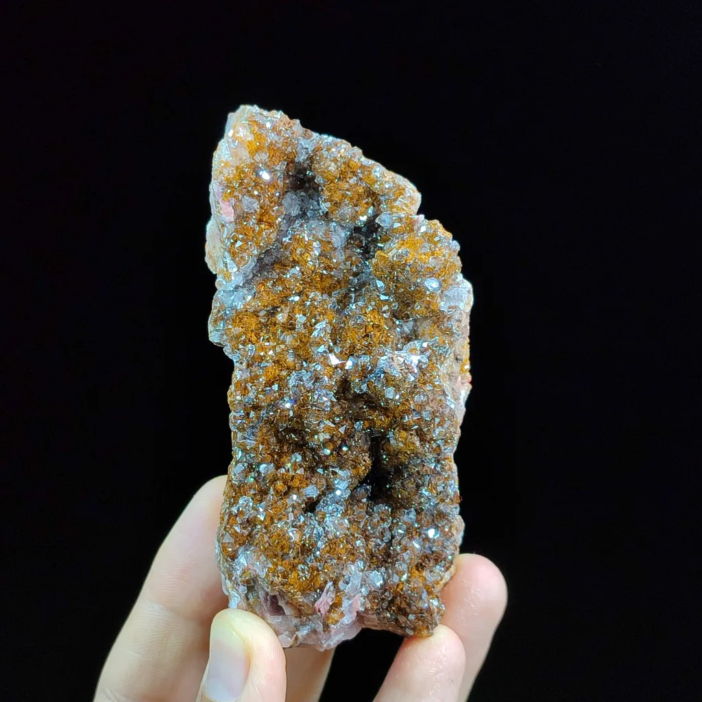 Manganèse with Quartz from Maroc, Région Drâa-Tafilalet, Taouz Caïdat image