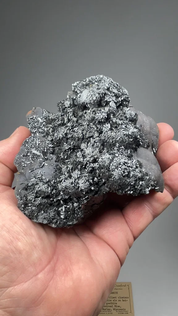Manganite from Montreal Mine, Michigan, USA - image 2