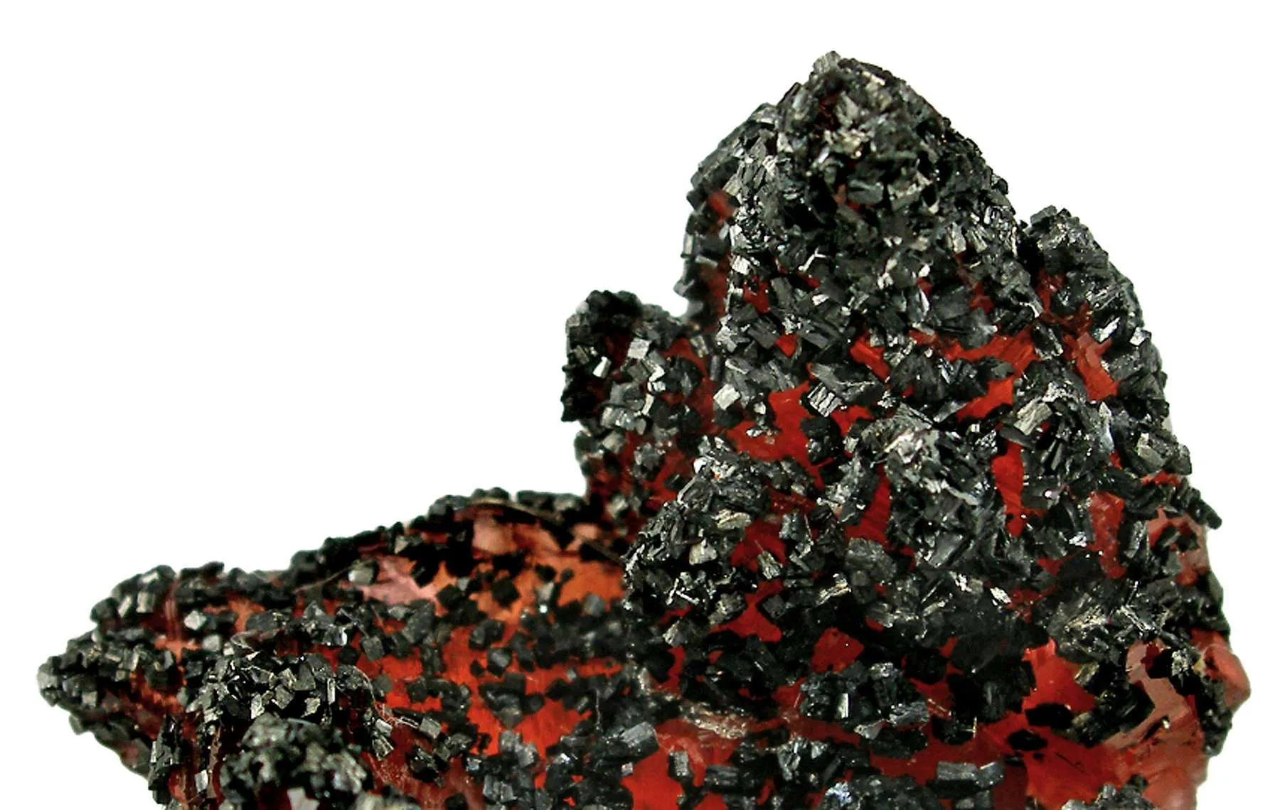 Manganite on Rhodochrosite - image 1