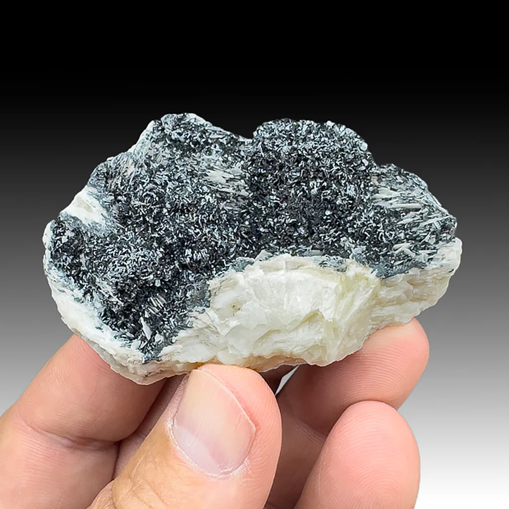 Manganite with Barite image