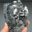 Manganite with Barite, Goethite - image 1