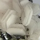Manganoan Calcite on Sphalerite - image 3