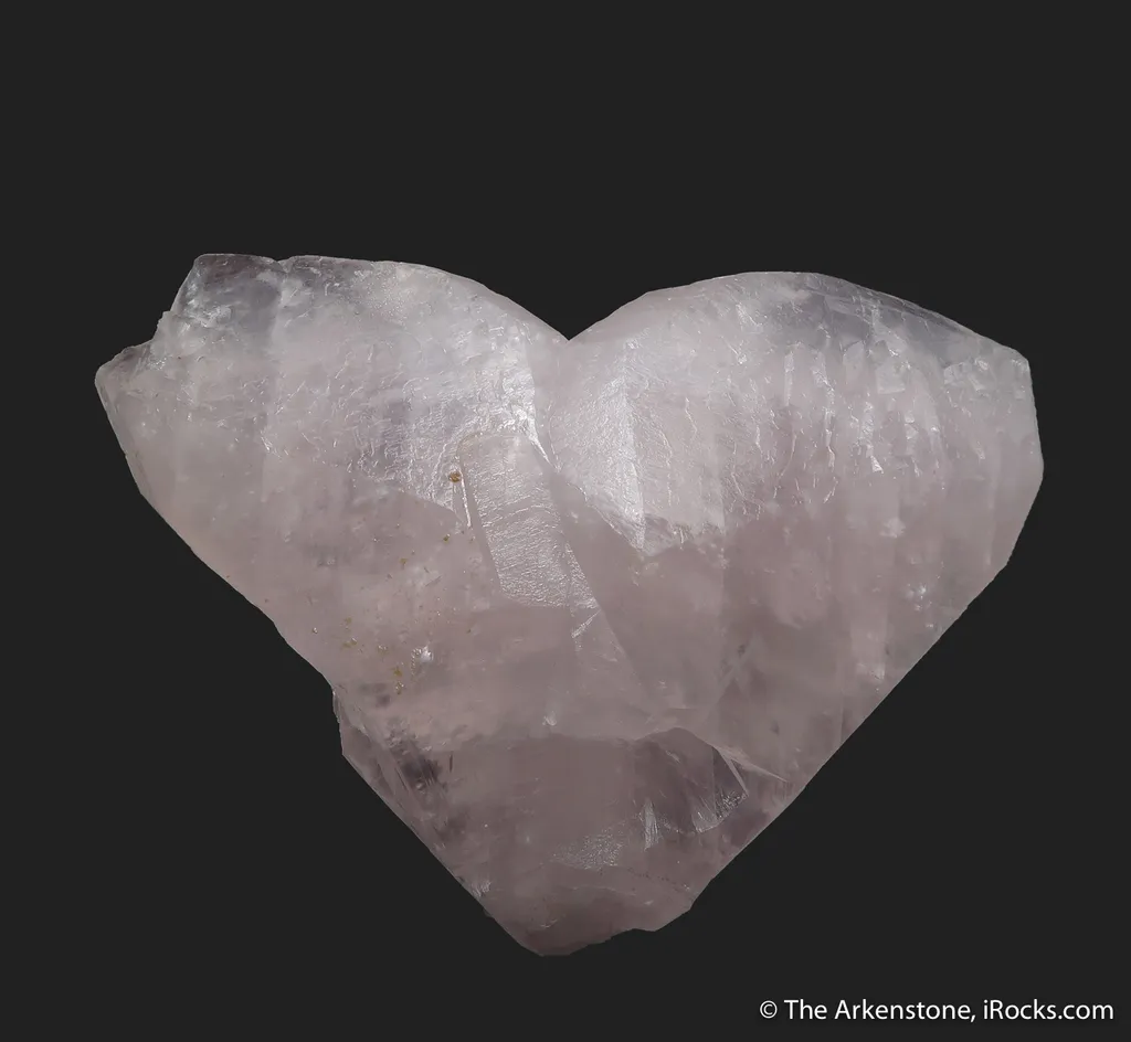 Manganoan Calcite - twinned (fluorescent) - image 2