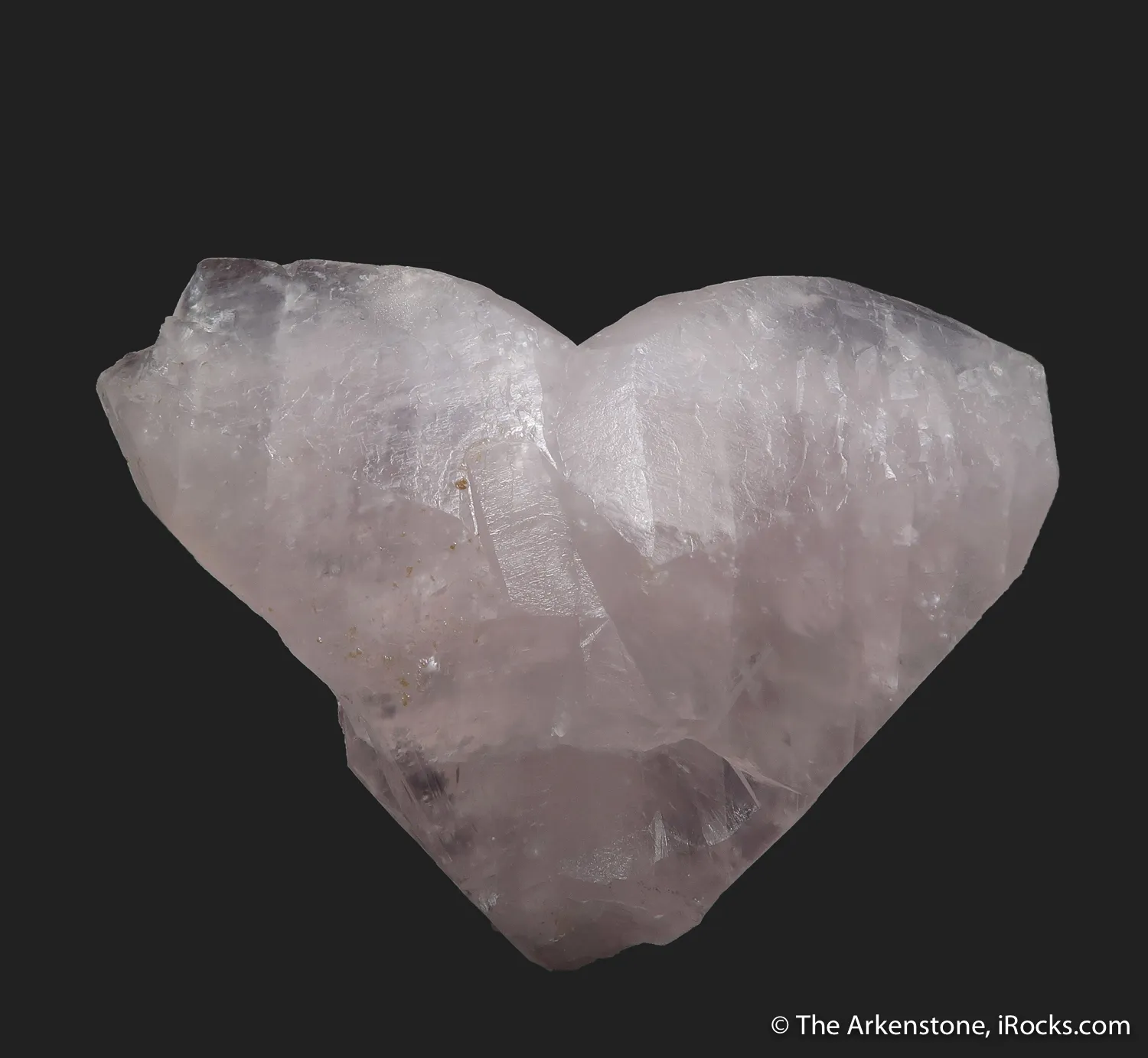 Manganoan Calcite - twinned (fluorescent) - image 2