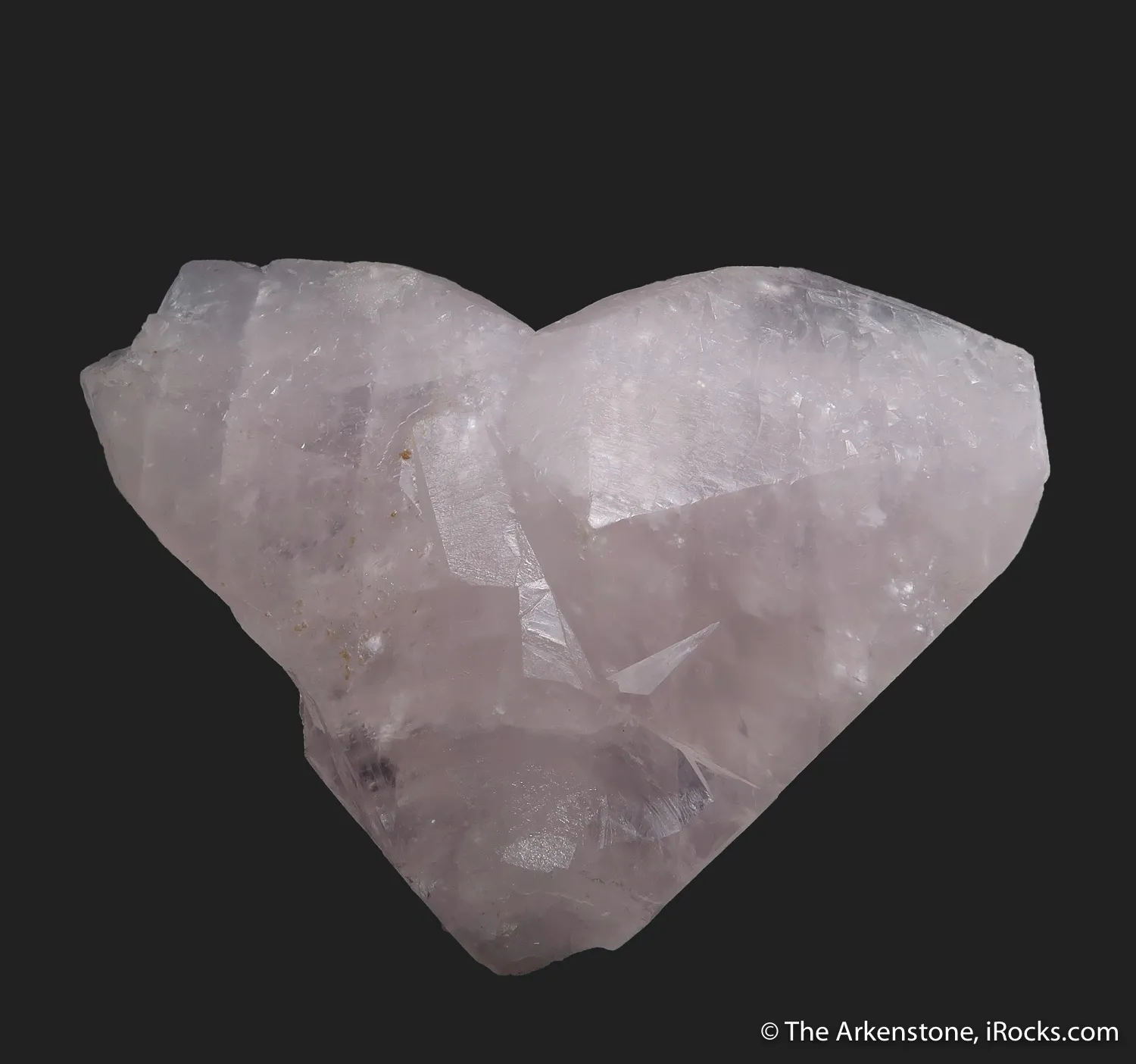 Manganoan Calcite - twinned (fluorescent) - image 3