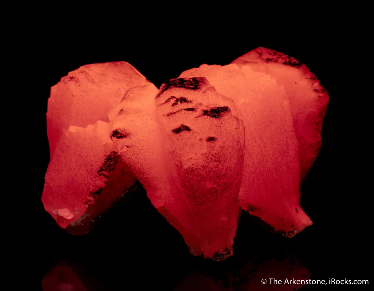 Manganoan Calcite with Pyrite - image 1