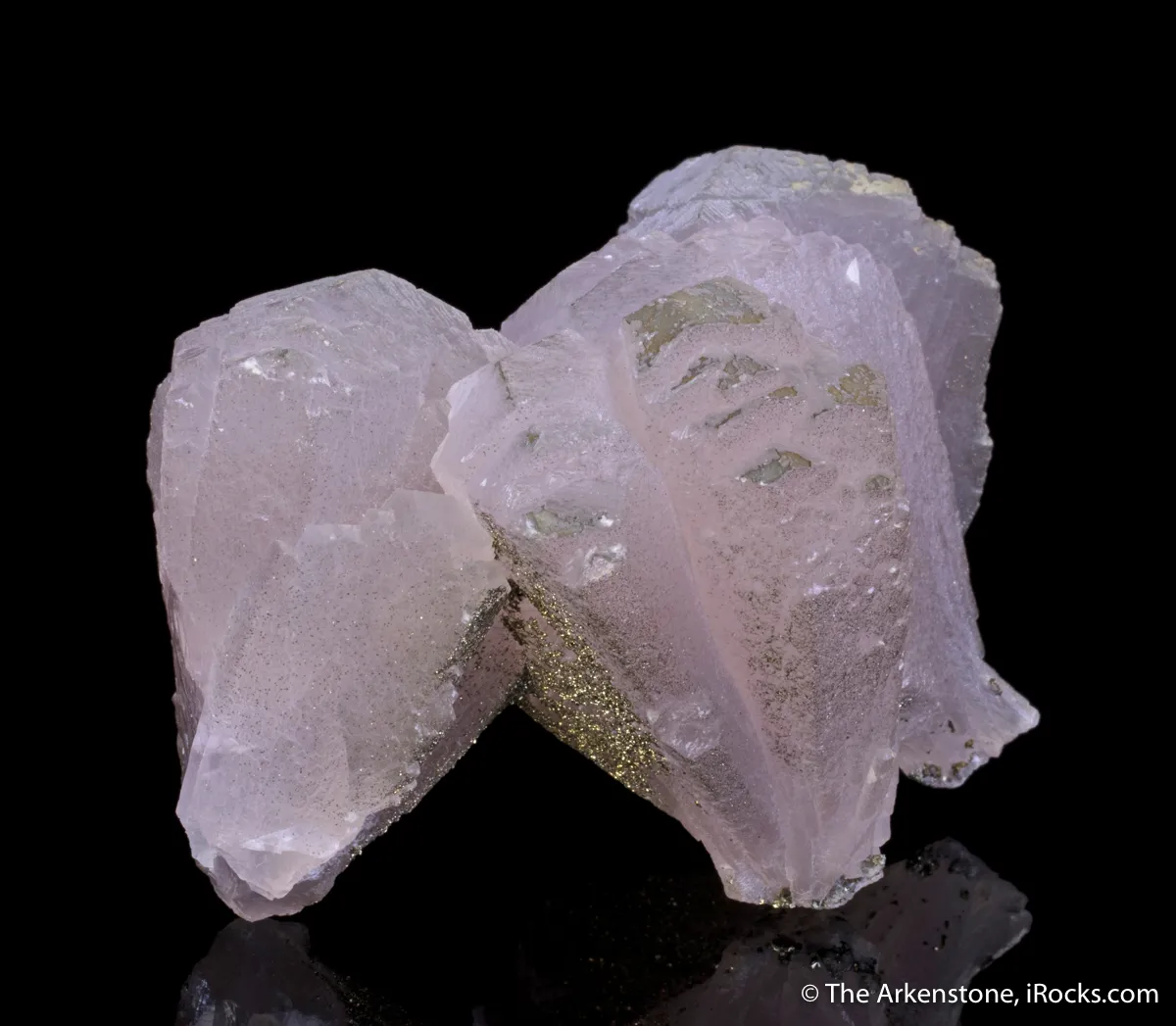 Manganoan Calcite with Pyrite - image 4