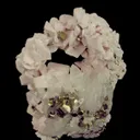 Manganoan Calcite with Pyrite and Quartz - image 1