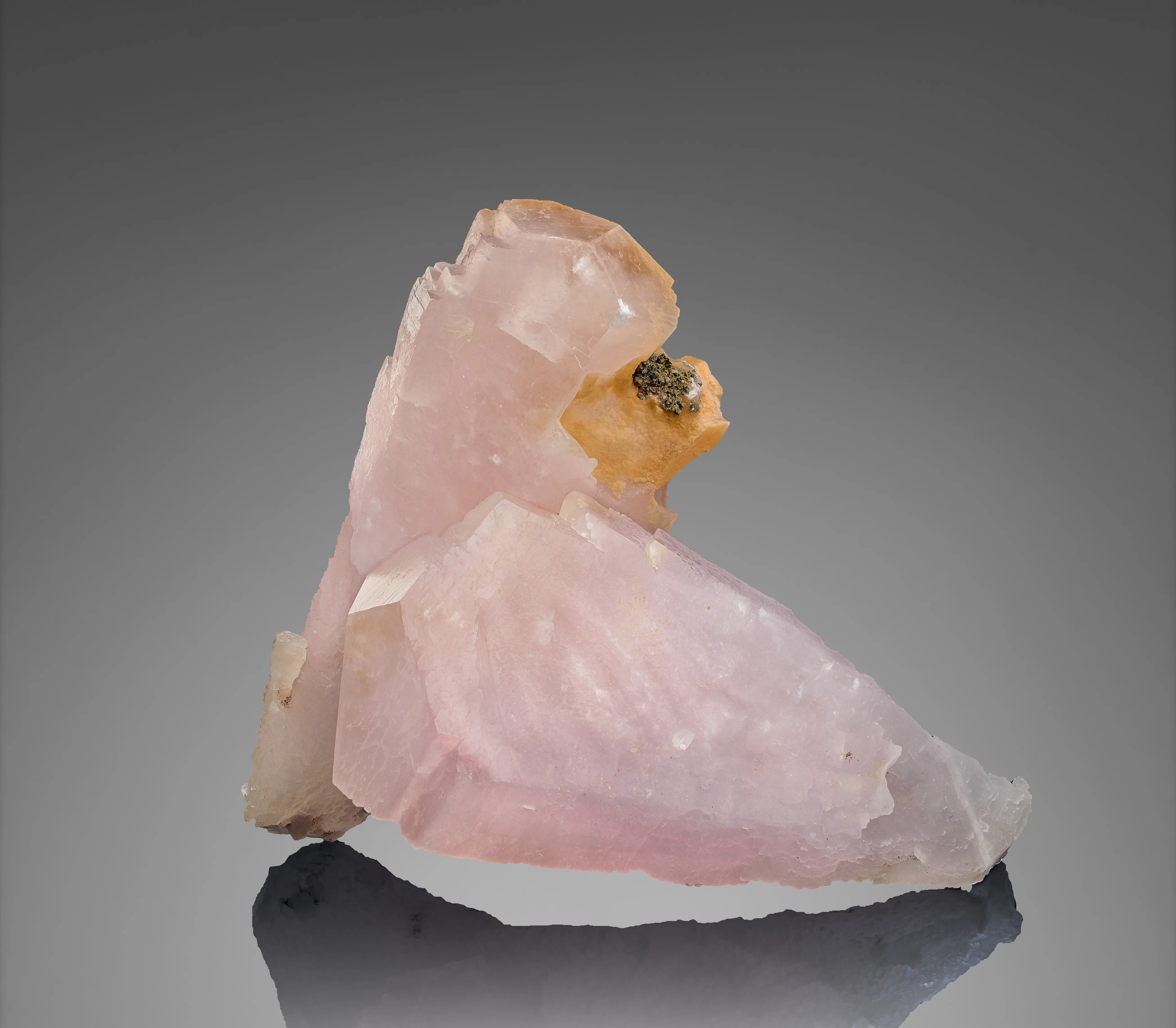 Manganoan Calcite with Pyrite - image 1