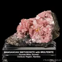 Manganoan Smithsonite with Wulfenite - image 3