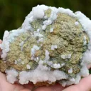 Manganocalcite & Pyrite Chalcopyrite 618 grams - Huarón mine, Pasco province, Pasco, Peru - image 1
