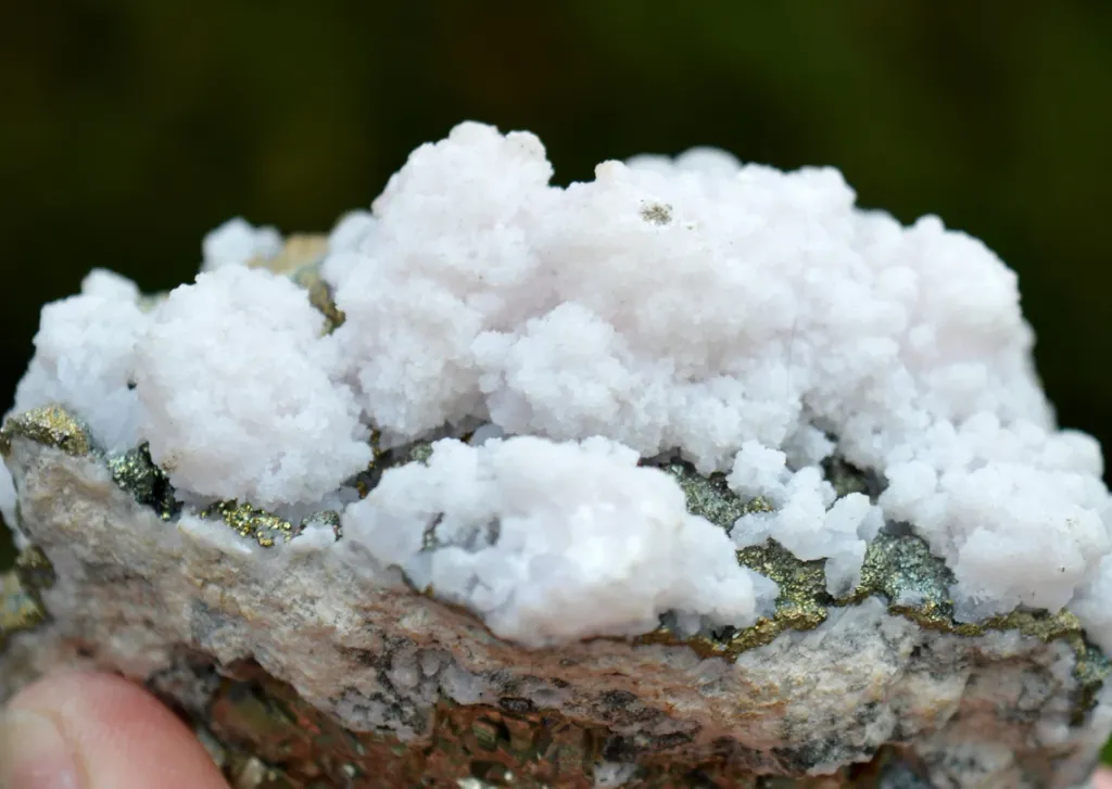 Manganocalcite & Pyrite Chalcopyrite 618 grams - Huarón mine, Pasco province, Pasco, Peru - image 5