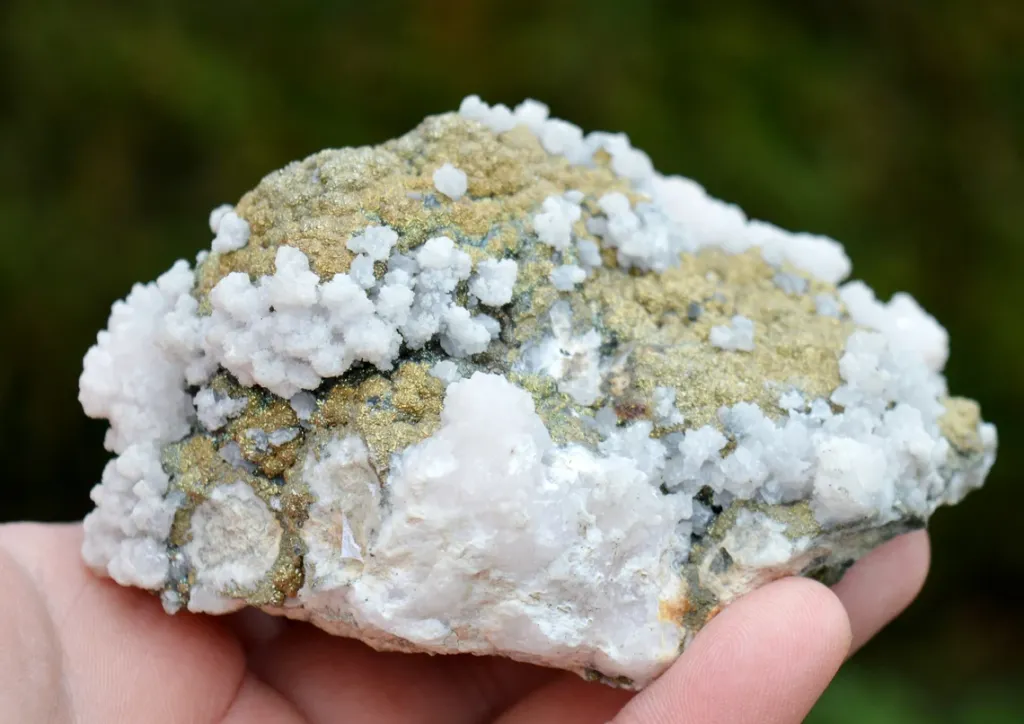 Manganocalcite & Pyrite Chalcopyrite 618 grams - Huarón mine, Pasco province, Pasco, Peru - image 4