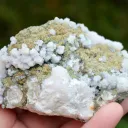 Manganocalcite & Pyrite Chalcopyrite 618 grams - Huarón mine, Pasco province, Pasco, Peru - image 4