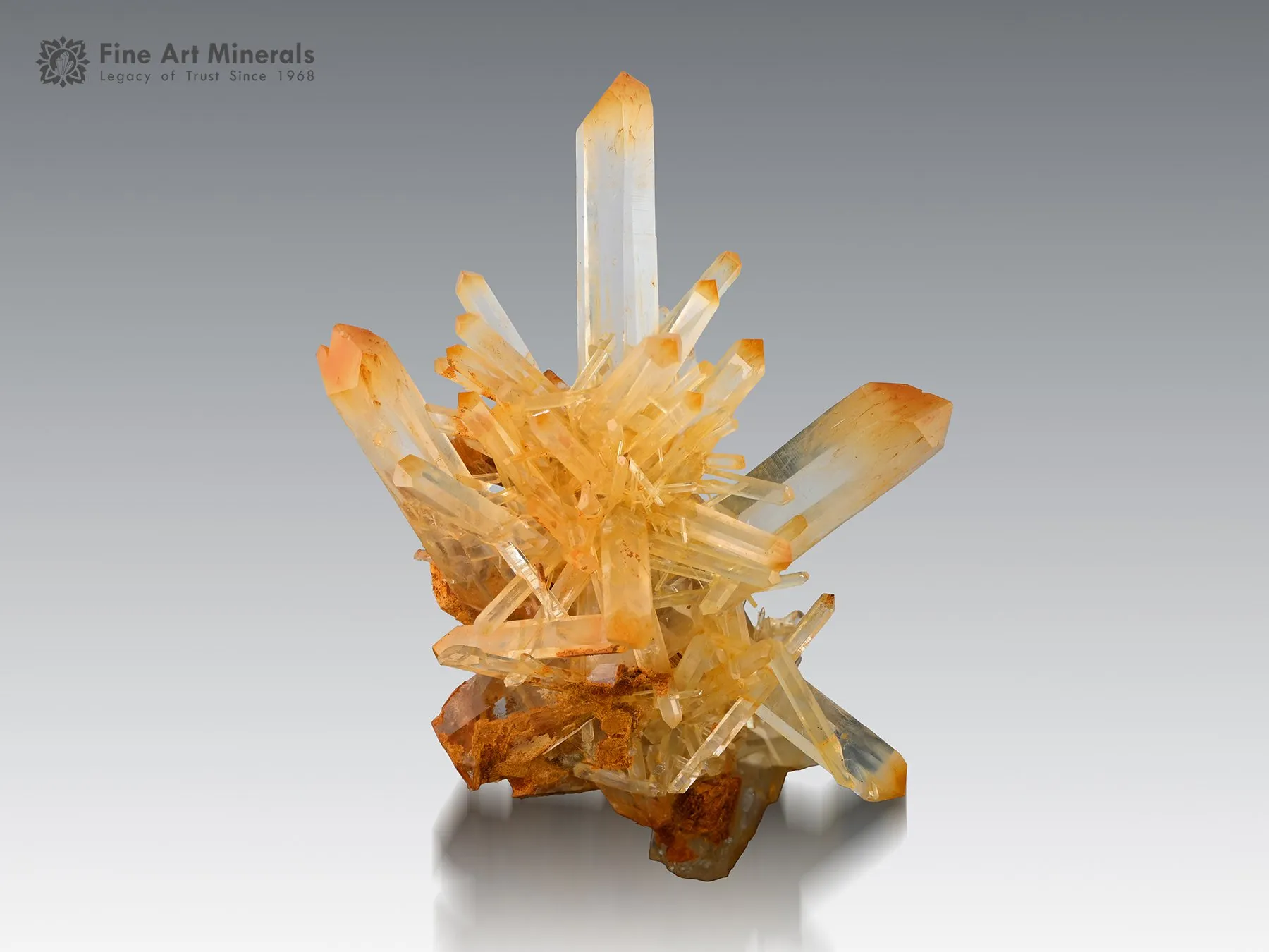 Mango Quartz Cluster from Colombia - image 1