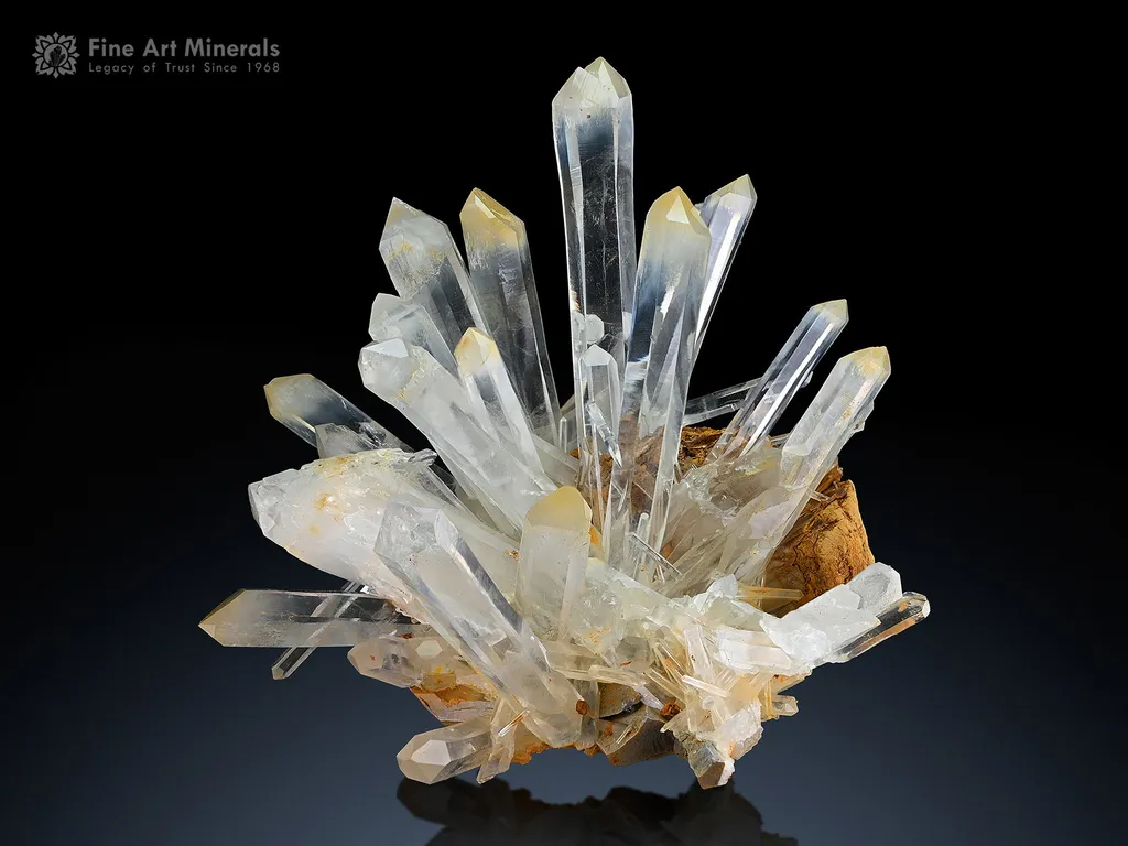 Mango Quartz Cluster from Colombia image