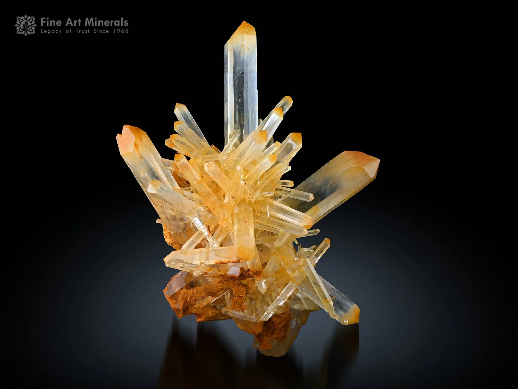 Mango Quartz Cluster from Colombia - image 2