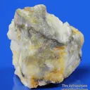 Mannardite (co-type specimen)with Barite on Quartz - image 1