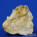 Mannardite (co-type specimen)with Barite on Quartz - image 2