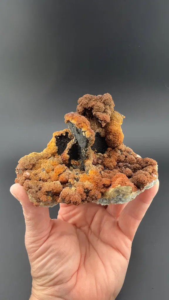 Marcasite after Pyrrhotite with Siderite, Quartz image