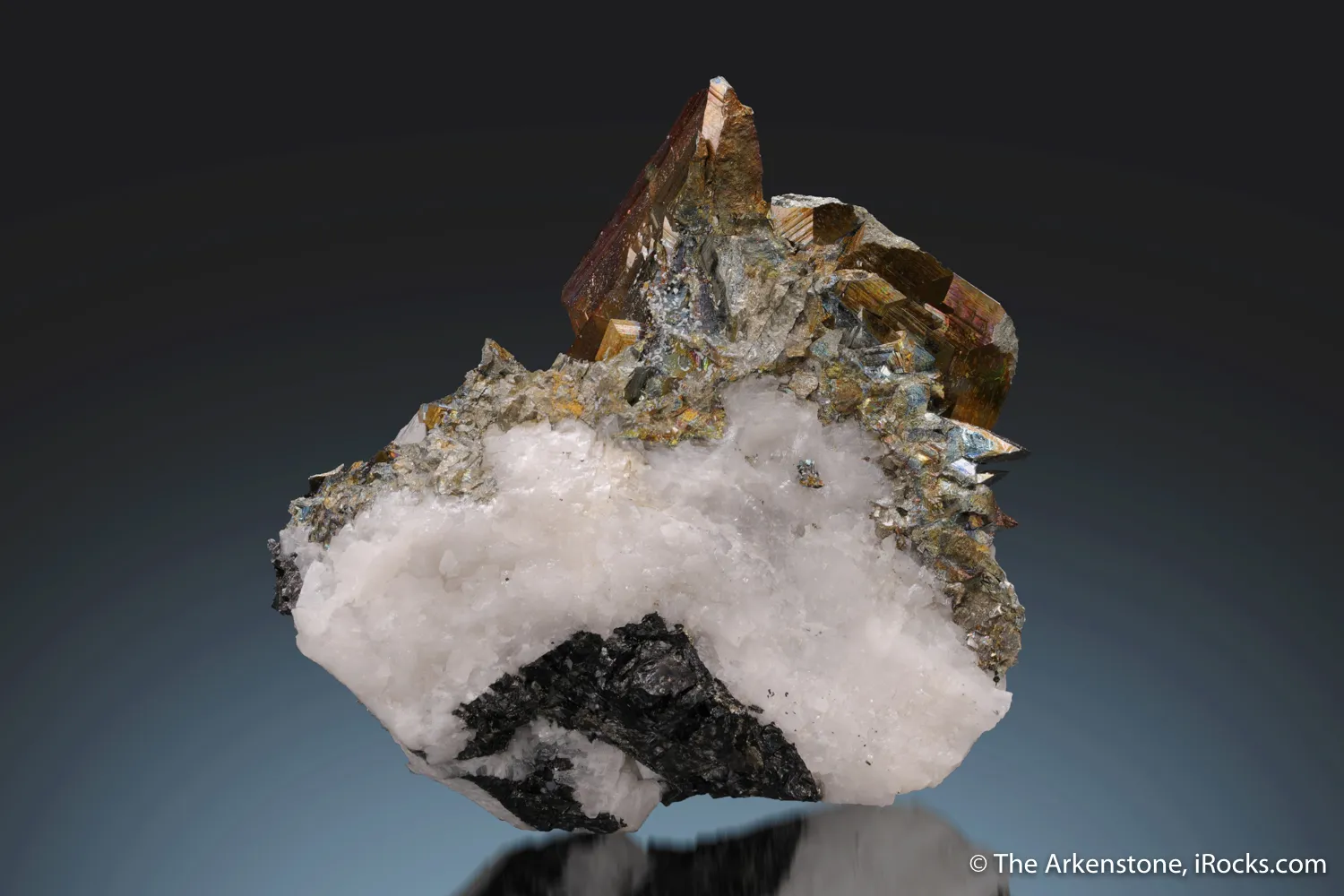 Marcasite on Calcite - image 3
