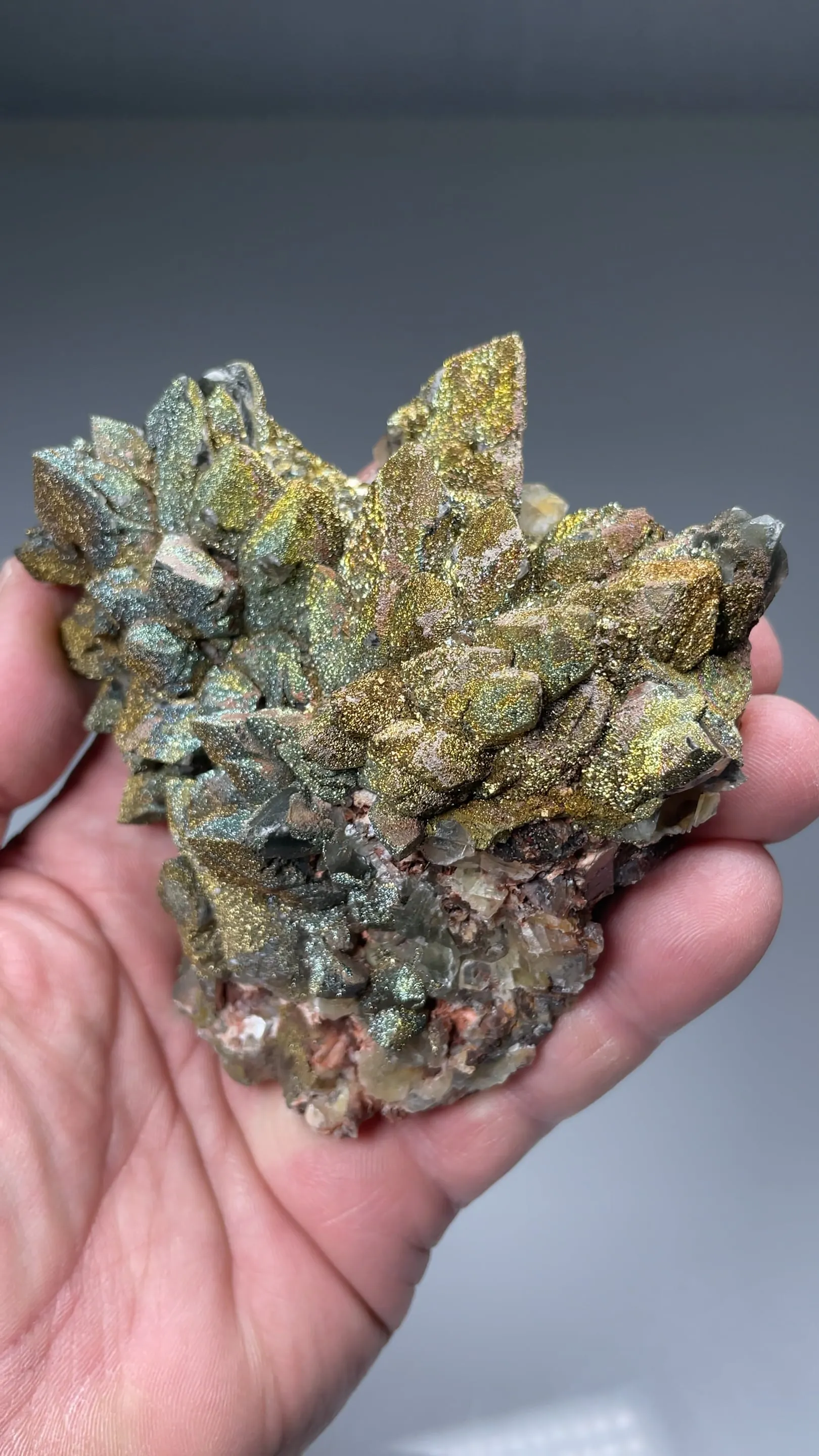 Marcasite on Calcite - image 2