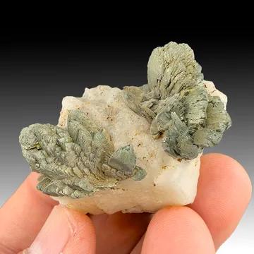 Marcasite on Calcite