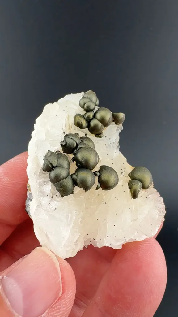 Marcasite on Calcite image