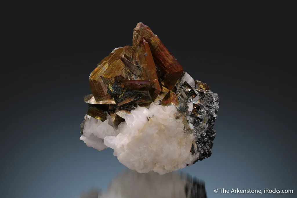 Marcasite on Calcite image