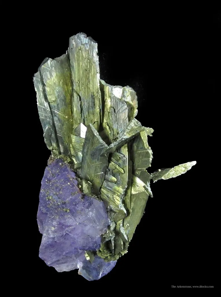 Marcasite on Fluorite image