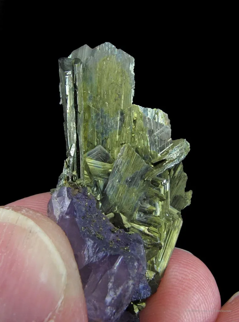 Marcasite on Fluorite - image 3