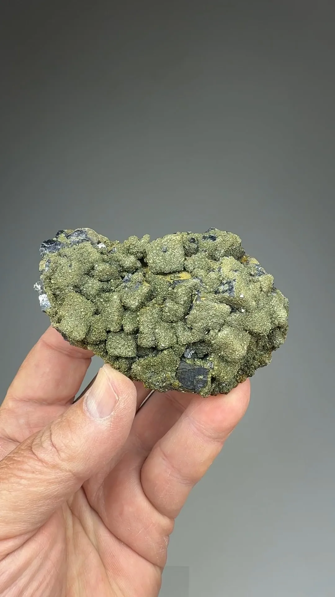 Marcasite on Galena with Sphalerite - image 2