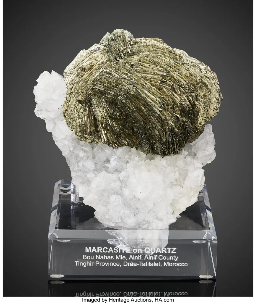 Marcasite on Quartz image