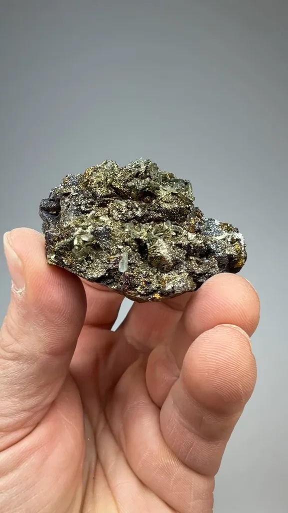 Marcasite, Pyrite on Sphalerite image