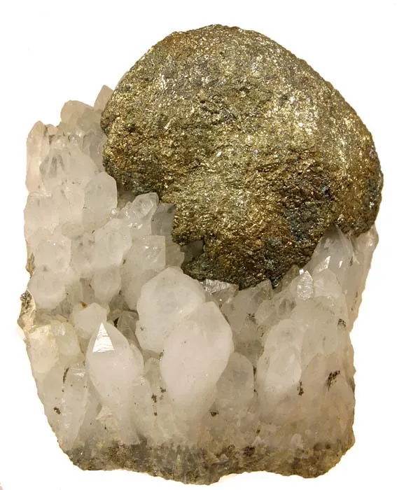 Marcasite, Quartz image