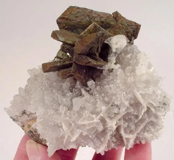 Marcasite, Quartz image
