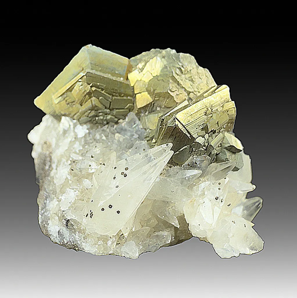 Marcasite with Calcite image