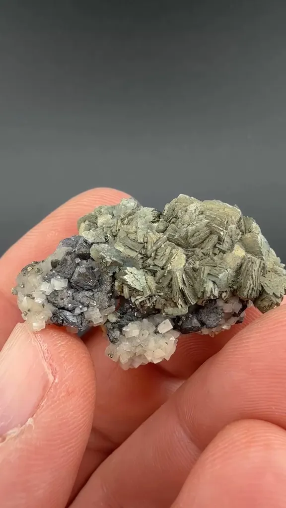 Marcasite with Galena, Dolomite image