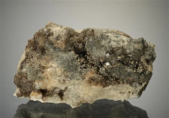 Marcasite with Skutterudite NATIVE Bismuth and Quartz image