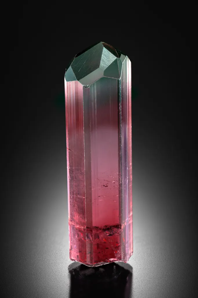 Maroon/Peach tourmaline gem image