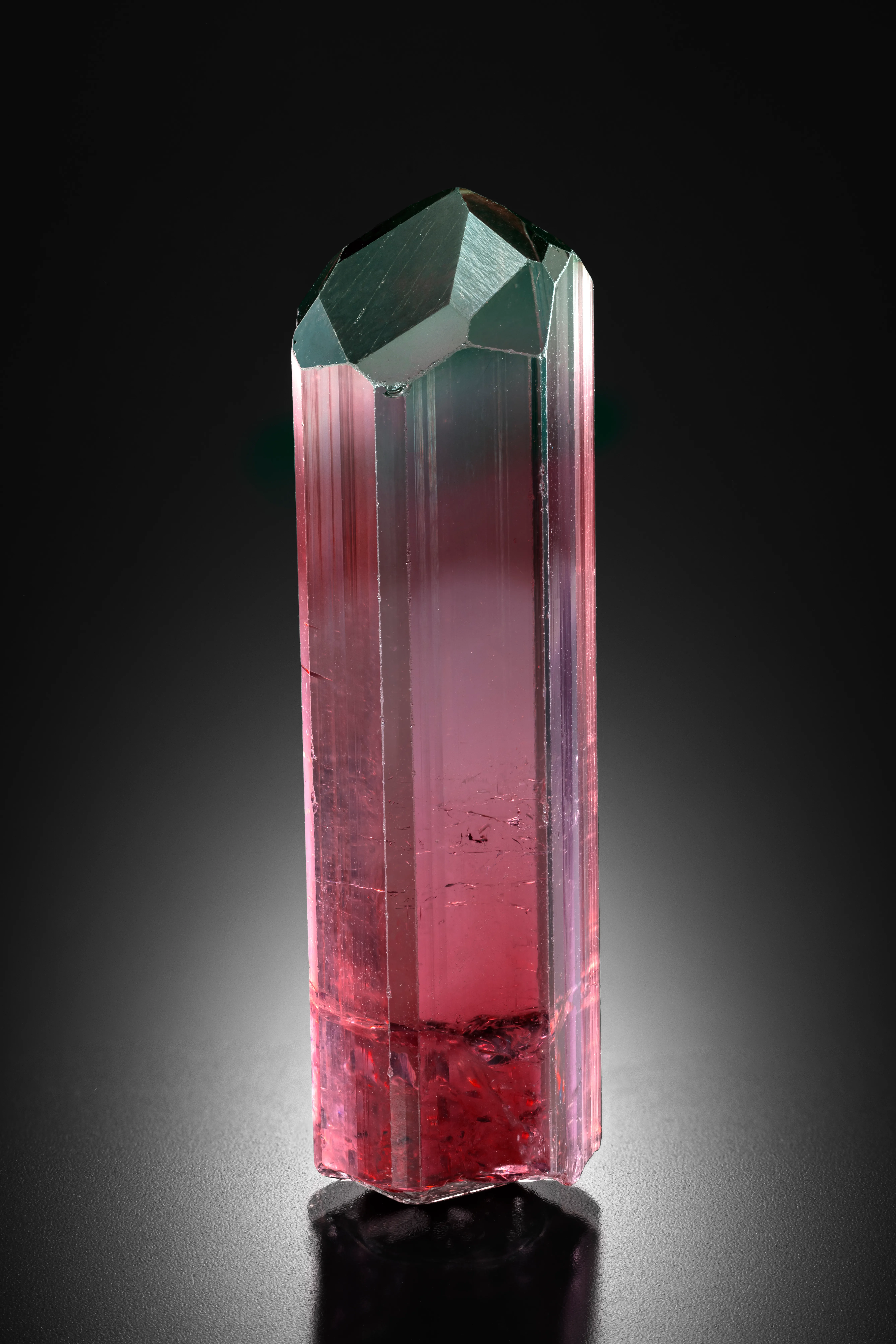 Maroon/Peach tourmaline gem - image 2