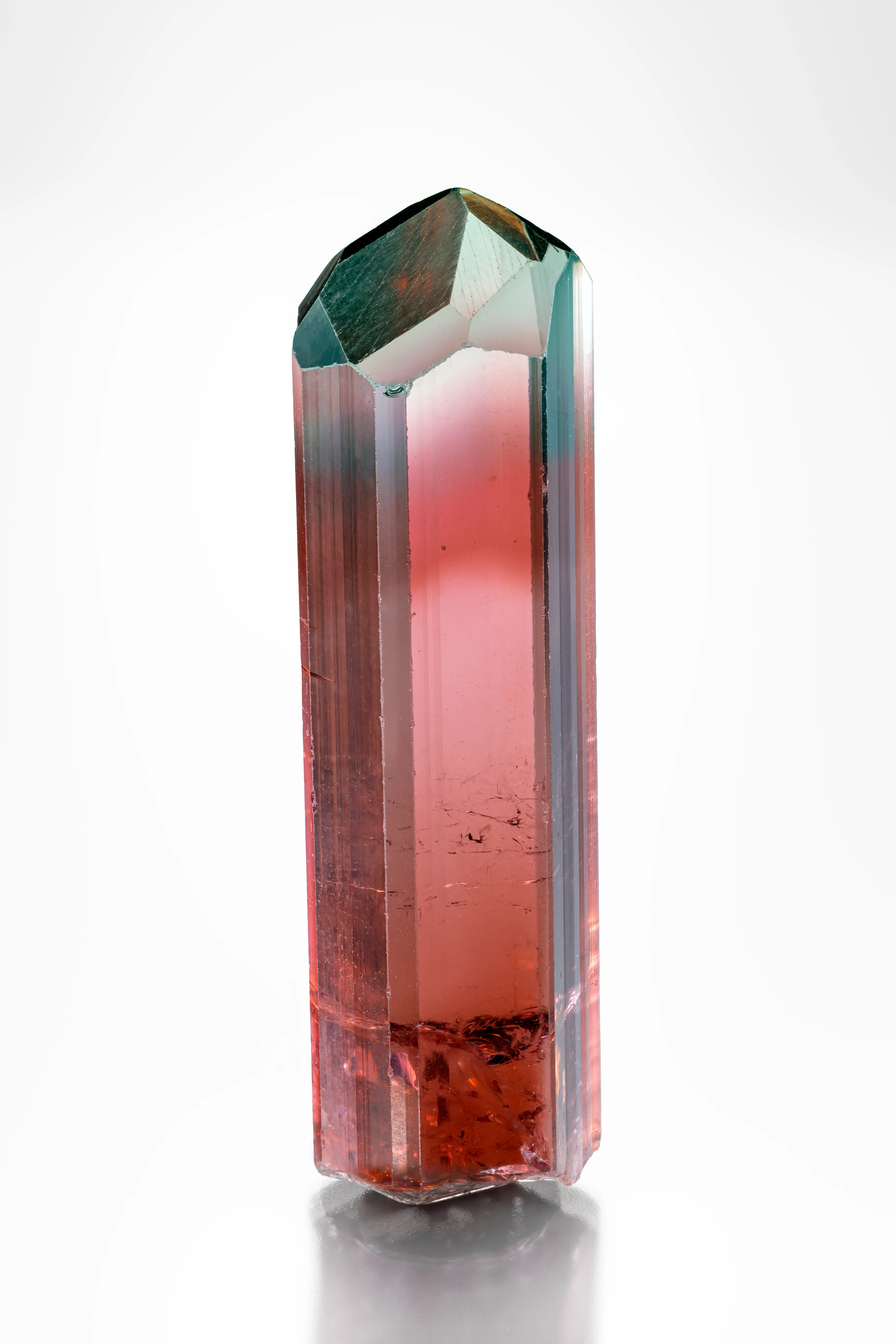 Maroon/Peach tourmaline gem - image 1