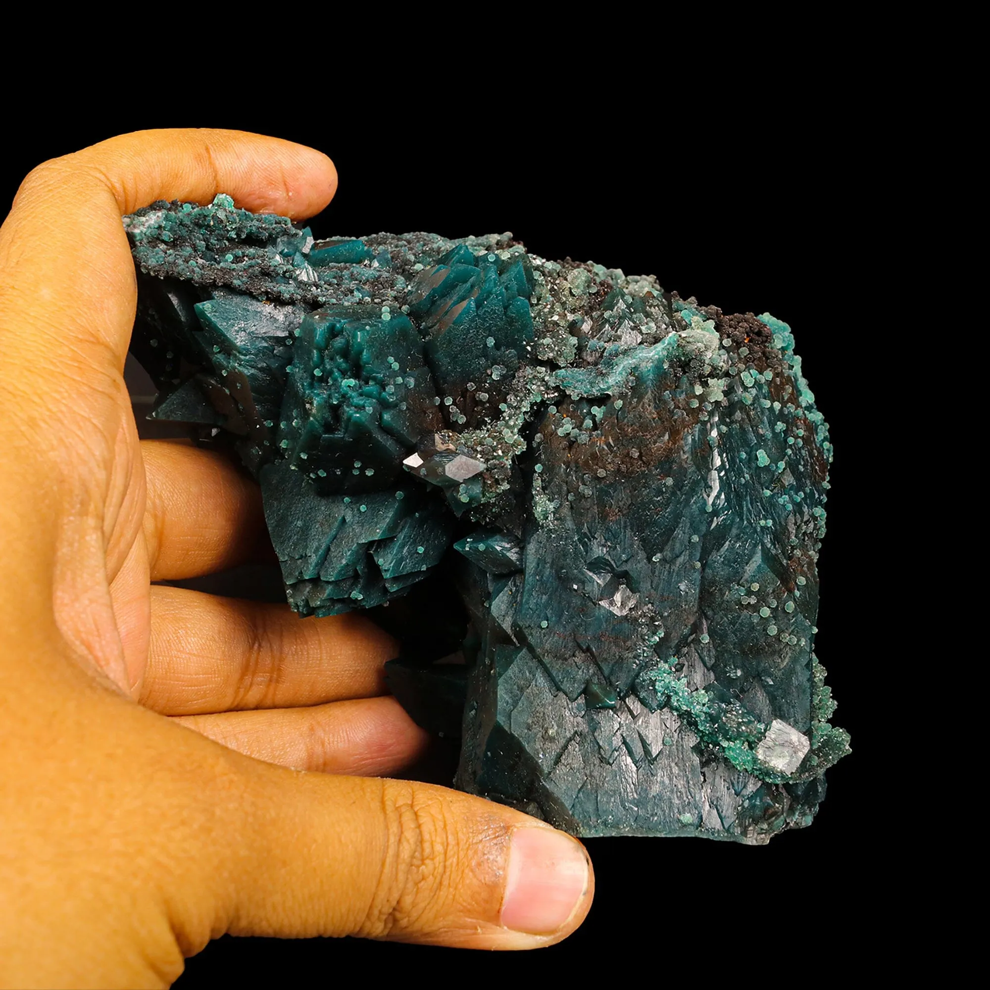 Marshy Apophyllite with Chalcedony Natural Mineral Specimen - image 7